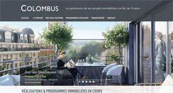 Desktop Screenshot of colombus-immobilier.com